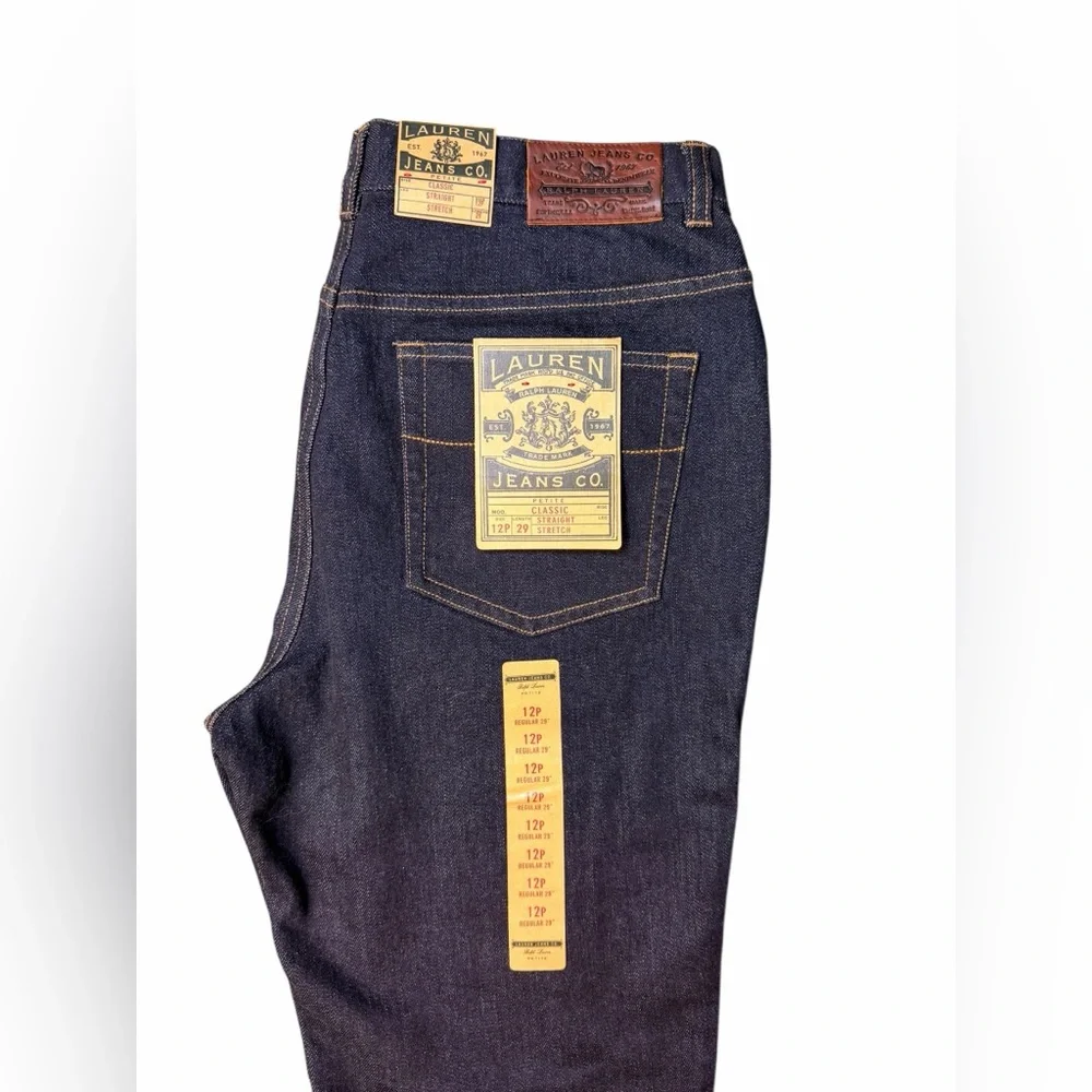 Ralph Lauren Women's Indigo Straight Leg Jeans - Picture 1 of 8